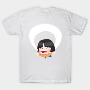 Skydiving Girl T-Shirt